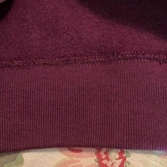 Vtg 80s CHAMPION REVERSE WEAVE Size XS  Red Wine Ribbed Collar Sleeve Logo NEW - Picture 16 of 16